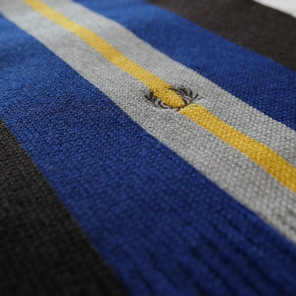 Fred Perry Bold Stripe Raschel Scarf - Picture 3 of 4